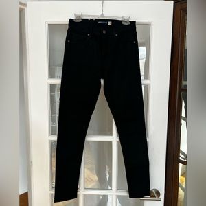 Levi's high rise skinny black jeans